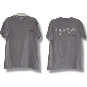 Coastal Cotton life uninhibited houndstooth fish skeleton tshirt medium